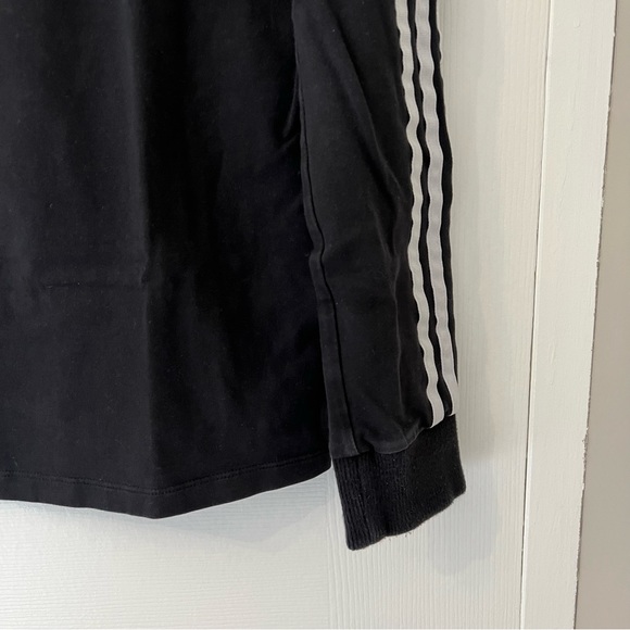 Adidas Black 3-Stripe Long Sleeve - Picture 4 of 8